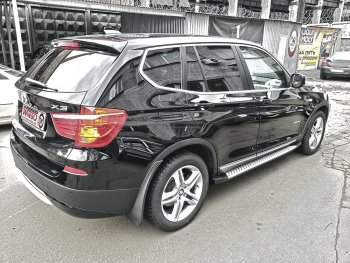 13 549 р. Подножки боковые WINBO OE Style BMW X3 F25 дорестайлинг (2010-2014)  с доставкой в г. Москва. Увеличить фотографию 3