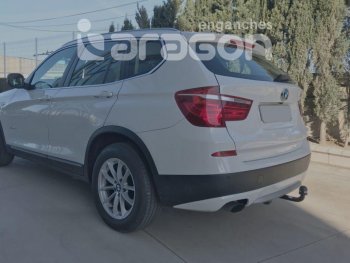 22 699 р. Фаркоп Aragon. (шар A) BMW X3 F25 рестайлинг (2014-2017)  с доставкой в г. Москва. Увеличить фотографию 3