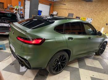 Лип спойлер X4M BMW X4 G02 дорестайлинг (2018-2021)