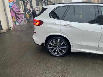 23 499 р. Диффузор заднего бампера М-Perfomance с элеронами  BMW X5  G05 (2018-2022) Inmax (цвет: черный глянец)  с доставкой в г. Москва. Увеличить фотографию 3