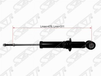 Амортизатор задний SAT (LH=RH) Toyota Premio T240 дорестайлинг (2001-2004)