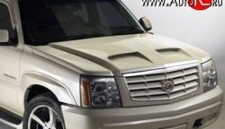 37 849 р. Пластиковый капот Custom  Cadillac Escalade  GMT820 джип 5 дв. (2001-2006) короткая база (Неокрашенный)  с доставкой в г. Москва. Увеличить фотографию 1