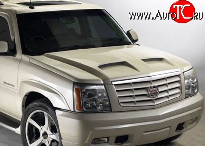 37 849 р. Пластиковый капот Custom Cadillac Escalade GMT820 джип 5 дв. короткая база (2001-2006) (Неокрашенный)  с доставкой в г. Москва