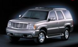 23 049 р. Пластиковый капот Stock Cadillac Escalade GMT820 джип 5 дв. короткая база (2001-2006) (Неокрашенный)  с доставкой в г. Москва. Увеличить фотографию 1