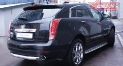 15 839 р. Защита заднего бампера Souz-96 (d76)  Cadillac SRX (2010-2012) дорестайлинг  с доставкой в г. Москва. Увеличить фотографию 2