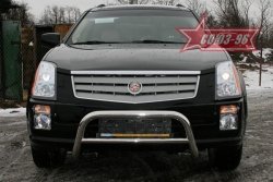 18 629 р. Решётка передняя мини d 60 низкая Cadillac SRX (2004-2009)  с доставкой в г. Москва. Увеличить фотографию 2