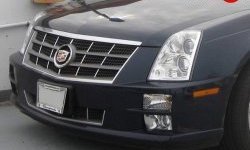 11 399 р. Передний бампер Standart  Cadillac STS  седан (2008-2012) рестайлинг (Неокрашенный)  с доставкой в г. Москва. Увеличить фотографию 1