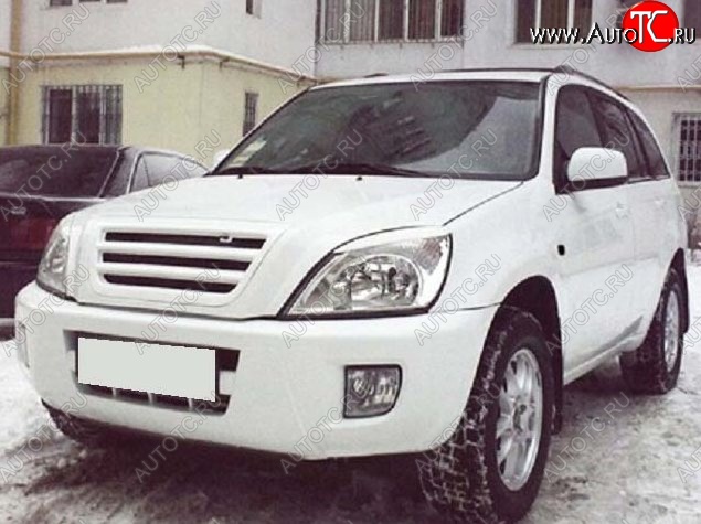 3 649 р. Решётка радиатора CT Chery Tiggo T11 дорестайлинг (2005-2013) (Неокрашенная)  с доставкой в г. Москва