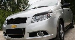 1 399 р. Реснички на фары RA Chevrolet Aveo T200 хэтчбек 5 дв (2002-2008) (Неокрашенные)  с доставкой в г. Москва. Увеличить фотографию 1