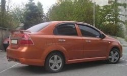 5 099 р. Пороги накладки CT v2 Chevrolet Aveo T250 седан рестайлинг (2006-2011) (Неокрашенные)  с доставкой в г. Москва. Увеличить фотографию 3