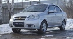 1 039 р. Защитная сетка решетки переднего бампера RA Chevrolet Aveo T250 седан рестайлинг (2006-2011)  с доставкой в г. Москва. Увеличить фотографию 4