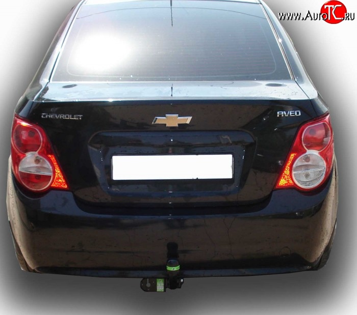 7 349 р. Фаркоп Leader  Chevrolet Aveo  T300 (2011-2015) седан (Без электропакета)  с доставкой в г. Москва