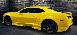 Клыки на задний бампер Tuning-Sport Chevrolet (Шевролет) Camaro (Камарро) (2008-2014) дорестайлинг