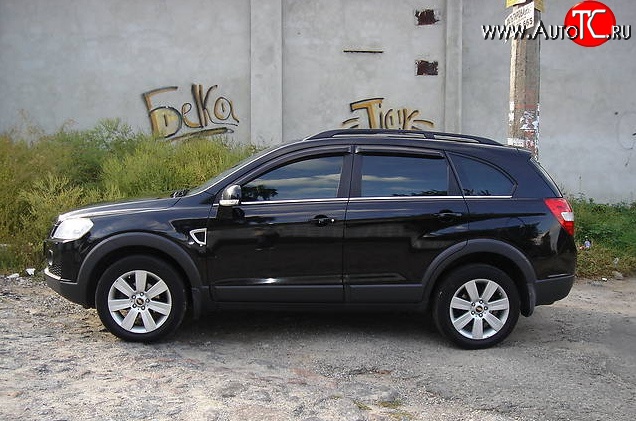 2 779 р. Дефлекторы окон (ветровики) Novline 4 шт. Opel Antara (2006-2010)  с доставкой в г. Москва