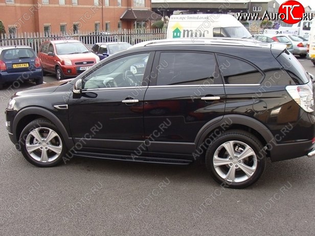 8 699 р. Пороги CT Chevrolet Captiva  дорестайлинг (2006-2011)  с доставкой в г. Москва