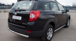 13 849 р. Защита порогов из круглой трубы диаметром 63 мм Russtal Chevrolet Captiva 1-ый рестайлинг (2011-2013) (Защита порогов с со скосами на торцах (вариант 1))  с доставкой в г. Москва. Увеличить фотографию 12