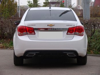 Диффузор заднего бампера Sport Chevrolet (Шевролет) Cruze (Круз)  J300 (2009-2012) J300 седан дорестайлинг