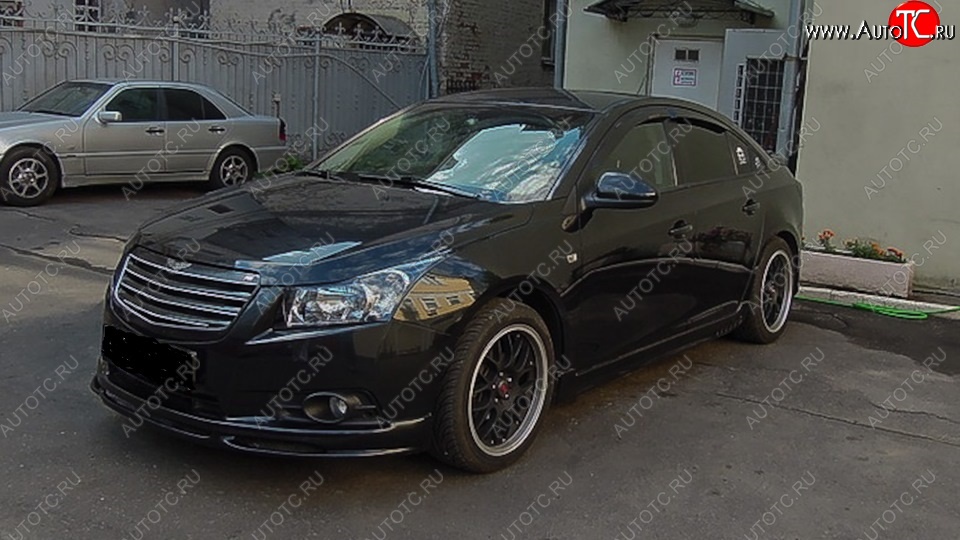 5 499 р. Накладка на передний бампер SPORT CLUB Chevrolet Cruze J300 седан дорестайлинг (2009-2012) (Неокрашенная)  с доставкой в г. Москва