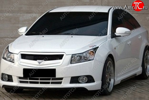 2 999 р. Решётка радиатора Road Runs style Chevrolet Cruze J300 седан рестайлинг (2012-2015) (Неокрашенная)  с доставкой в г. Москва