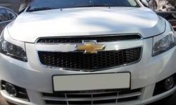 999 р. Реснички на фары RS-style Chevrolet Cruze J300 седан рестайлинг (2012-2015) (Неокрашенные)  с доставкой в г. Москва. Увеличить фотографию 2