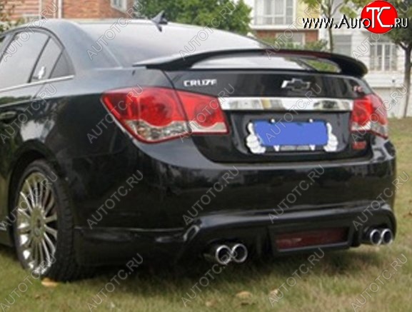 3 999 р. Спойлер CT Chevrolet Cruze J300 седан дорестайлинг (2009-2012) (Неокрашенный)  с доставкой в г. Москва