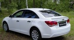 1 759 р. Лип спойлер RA Chevrolet Cruze J300 седан рестайлинг (2012-2015) (Неокрашенный)  с доставкой в г. Москва. Увеличить фотографию 2