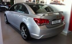 6 849 р. Спойлер LitCompany Chevrolet Cruze J300 седан дорестайлинг (2009-2012) (Неокрашенный)  с доставкой в г. Москва. Увеличить фотографию 2