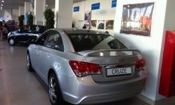 6 849 р. Спойлер LitCompany Chevrolet Cruze J300 седан дорестайлинг (2009-2012) (Неокрашенный)  с доставкой в г. Москва. Увеличить фотографию 5