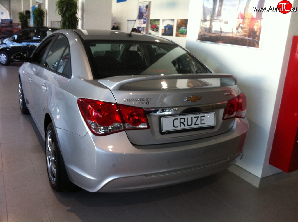 6 849 р. Спойлер LitCompany Chevrolet Cruze J300 седан дорестайлинг (2009-2012) (Неокрашенный)  с доставкой в г. Москва