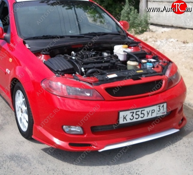 1 249 р. Нижняя планка для накладки переднего бампера CT 1 Chevrolet Lacetti хэтчбек (2002-2013) (Неокрашенная)  с доставкой в г. Москва