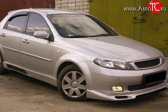 999 р. Реснички на фары M-VRS Chevrolet Lacetti хэтчбек (2002-2013) (Неокрашенные)  с доставкой в г. Москва