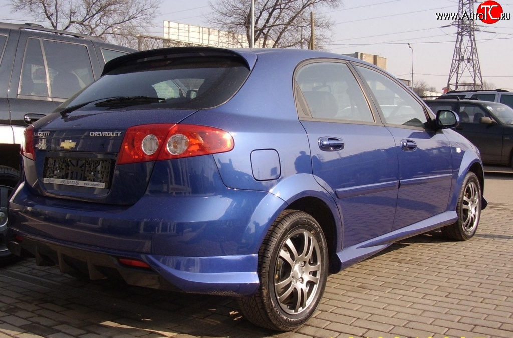 2 569 р. Пороги накладки Атланта  Chevrolet Lacetti  хэтчбек (2002-2013) (Неокрашенные)  с доставкой в г. Москва