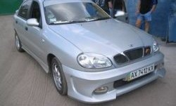 6 469 р. Передний бампер Lan  Chevrolet Lanos ( T100,  T150,  седан) (1997-2017), Daewoo Sense  Т100 (1997-2008), ЗАЗ Chance ( седан,  хэтчбэк) (2009-2017), ЗАЗ Sens ( седан,  хэтчбэк) (2007-2017) (Неокрашенный)  с доставкой в г. Москва. Увеличить фотографию 1