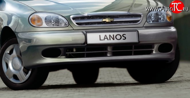 3 499 р. Передний бампер Стандарт  Chevrolet Lanos ( T100,  T150,  седан) (1997-2017), Daewoo Sense  Т100 (1997-2008), ЗАЗ Chance ( седан,  хэтчбэк) (2009-2017), ЗАЗ Sens ( седан,  хэтчбэк) (2007-2017) (Окрашенный)  с доставкой в г. Москва