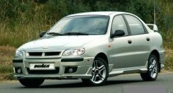 Пороги накладки Nika Daewoo Lanos T100 дорестайлинг, седан (1997-2002)