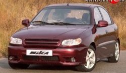 Пороги накладки Nika 2 Daewoo Sense Т100 седан (1997-2008)