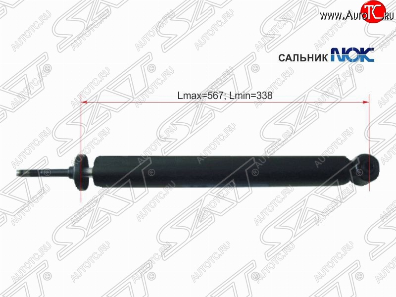 1 669 р. Амортизатор задний SAT (LH=RH) Daewoo Nexia рестайлинг (2008-2015)  с доставкой в г. Москва