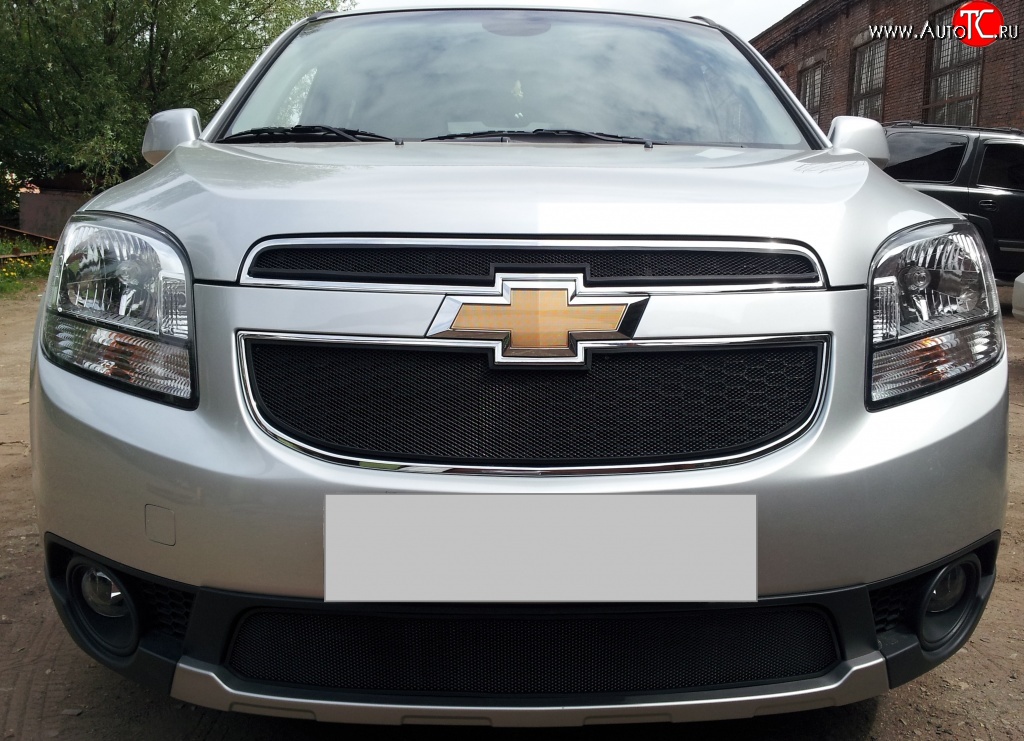 1 469 р. Сетка воздухозаборника переднего бампера Russtal Chevrolet Orlando (2011-2018)  с доставкой в г. Москва