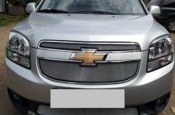 1 539 р. Сетка в решетку радиатора (нижняя) Russtal Chevrolet Orlando (2011-2018) (хром)  с доставкой в г. Москва. Увеличить фотографию 5