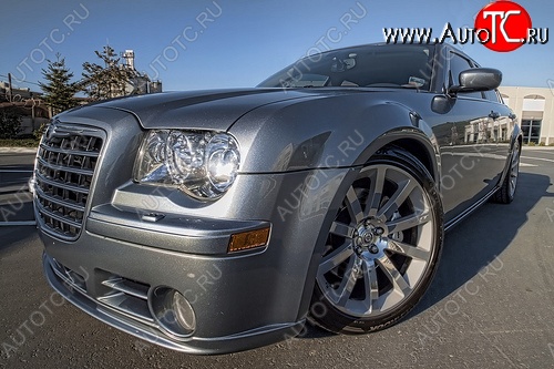 6 649 р. Накладка на передний бампер SRT 8 STYLE Chrysler 300C LX седан (2004-2011) (Неокрашенная)  с доставкой в г. Москва