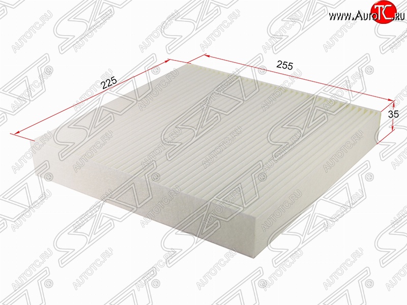 259 р. Фильтр салонный SAT (255х225х35 mm)  CITROEN Berlingo  M59 (2002-2012), CITROEN Xsara ( N0,  N1) (1997-2005), Peugeot Partner  M49/M59 (1997-2008)  с доставкой в г. Москва