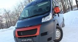 739 р. Реснички на фары RA CITROEN Jumper 250 (2006-2014) (Глянец под окраску, Неокрашенные)  с доставкой в г. Москва. Увеличить фотографию 3