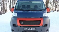 739 р. Реснички на фары RA CITROEN Jumper 250 (2006-2014) (Глянец под окраску, Неокрашенные)  с доставкой в г. Москва. Увеличить фотографию 2