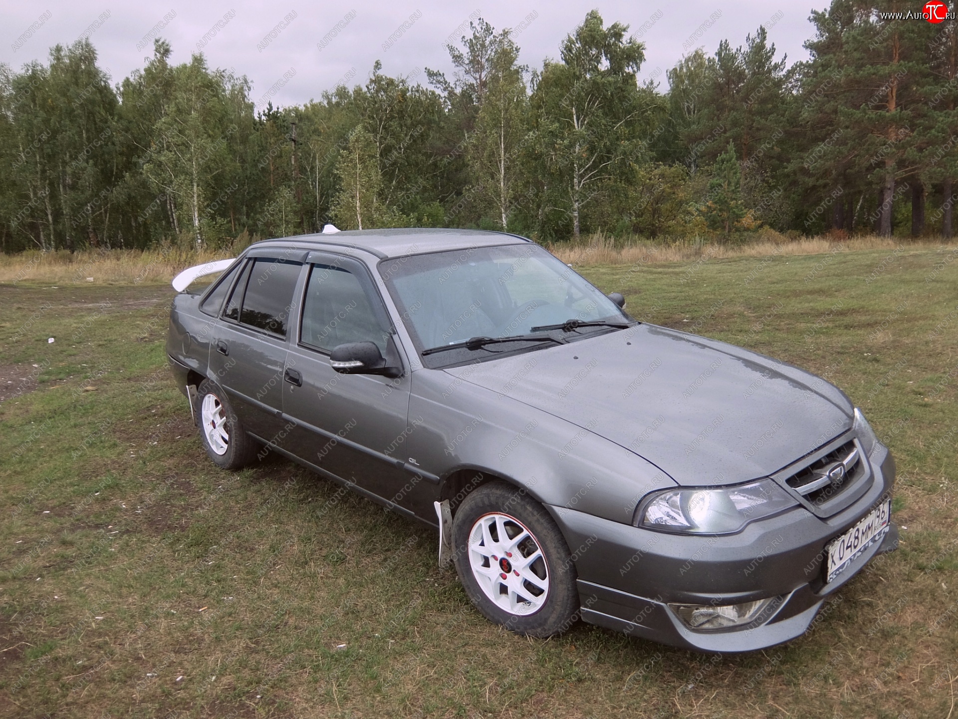 3 649 р. Накладка переднего бампера Sport Daewoo Nexia рестайлинг (2008-2015) (Неокрашенная)  с доставкой в г. Москва