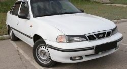 799 р. Реснички RA на фары Daewoo Nexia дорестайлинг (1995-2008) (Неокрашенные)  с доставкой в г. Москва. Увеличить фотографию 1