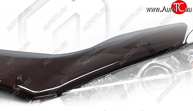 2 599 р. Дефлектор капота CA-Plastiс exclusive  Daewoo Winstorm (2006-2010) (Classic полупрозрачный , Без надписи)  с доставкой в г. Москва