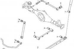 199 р. Полиуретановая втулка тяги Панара задней подвески Точка Опоры Toyota Hiace Regius (1997-2002)  с доставкой в г. Москва. Увеличить фотографию 2