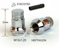 Колёсная гайка Вектор M12 1.25 ВИС 2349 бортовой грузовик рестайлинг (2018-2025) 