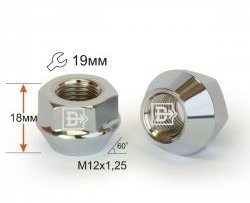 Колёсная гайка Вектор M12x1.25 Лада 2111 универсал (1998-2009) 