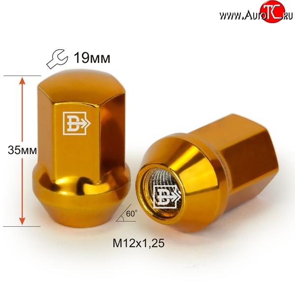 120 р. Колёсная гайка Вектор M12 1.25    с доставкой в г. Москва